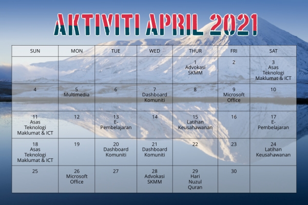 aktiviti april 2021